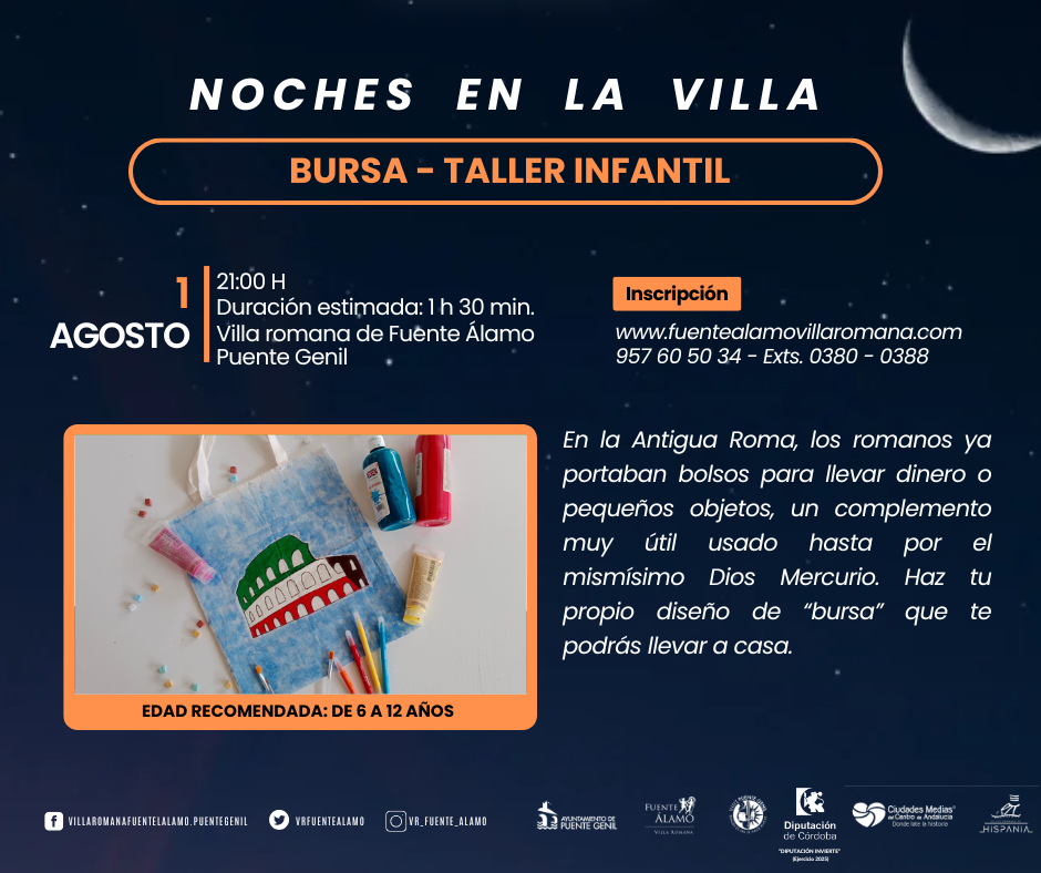 Bursa Taller Infantil. 1 Agosto