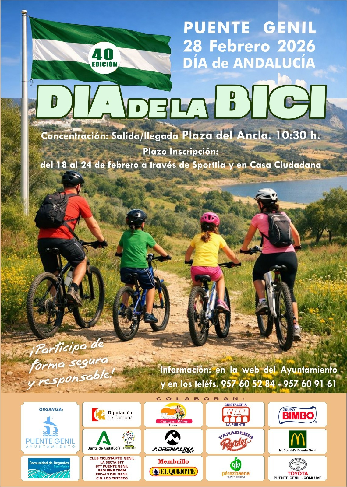 D a De La Bici En Puente Genil 2026 Celebra El D a De Andaluc a 