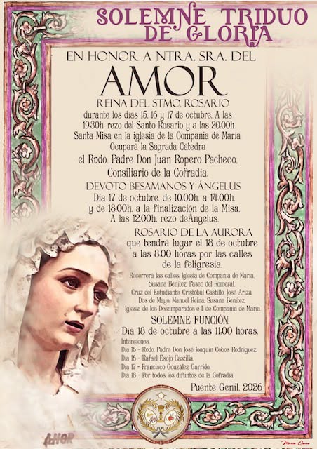 Triduo Virgen del Amor